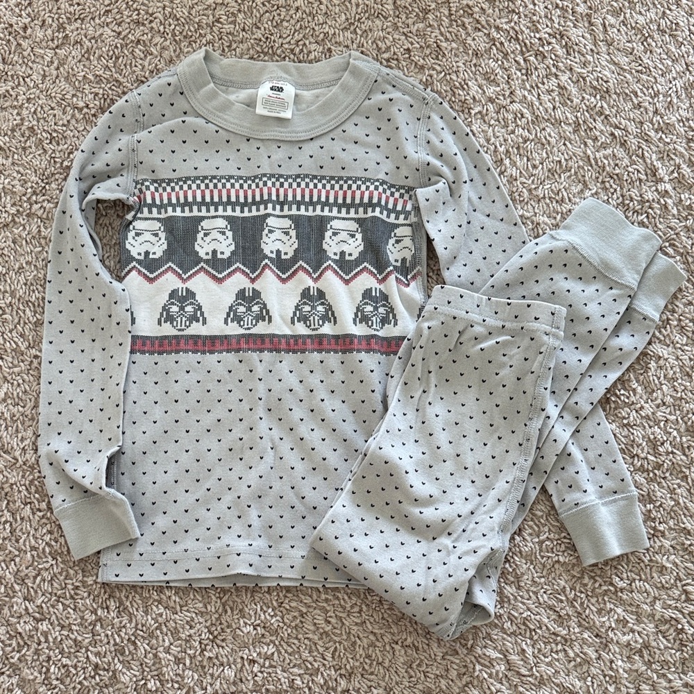Hanna Andersson Gray Star Wars Pajama Set